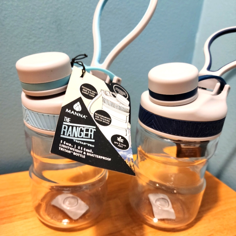 2 Manna Ranger 14 oz shatterproof bottles